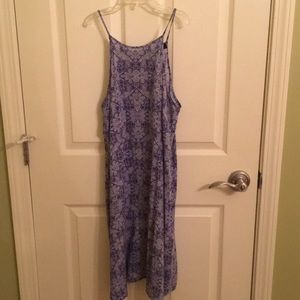 Blue Patterned Dress
